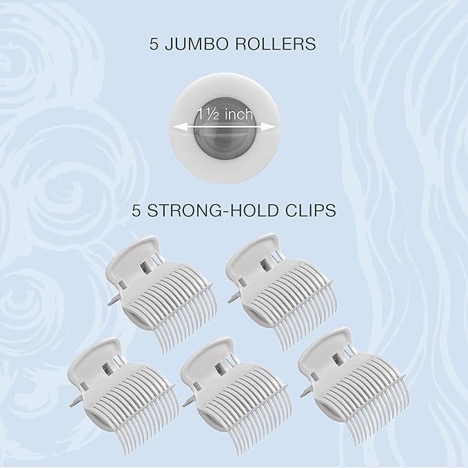 Conair Instant Heat Jumbo Roller Travel Hairsetter 5 pc.