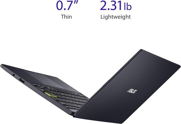 ASUS Vivobook Laptop L210 11.6″ Ultra Thin Laptop, Intel Celeron N4020 Processor, 4GB RAM, 128GB eMMC Storage, Windows 11 Home in S Mode with One Year of Office 365 Personal, L210MA-DS04,Star Black