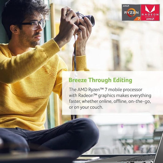 Acer Aspire 5 A515-46-R3CZ Slim Laptop | 15.6″ Full HD IPS | AMD Ryzen 7 3700U Quad-Core Mobile Processor | 8GB DDR4 | 256GB NVMe SSD | WiFi 6 | Backlit KB | Fingerprint Reader | Windows 11 Home