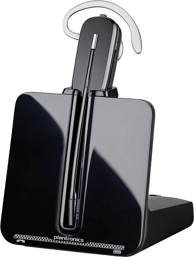 Plantronics – CS540 Wireless DECT Headset (Poly) – Single Ear (Mono) Convertible (3 wearing styles)