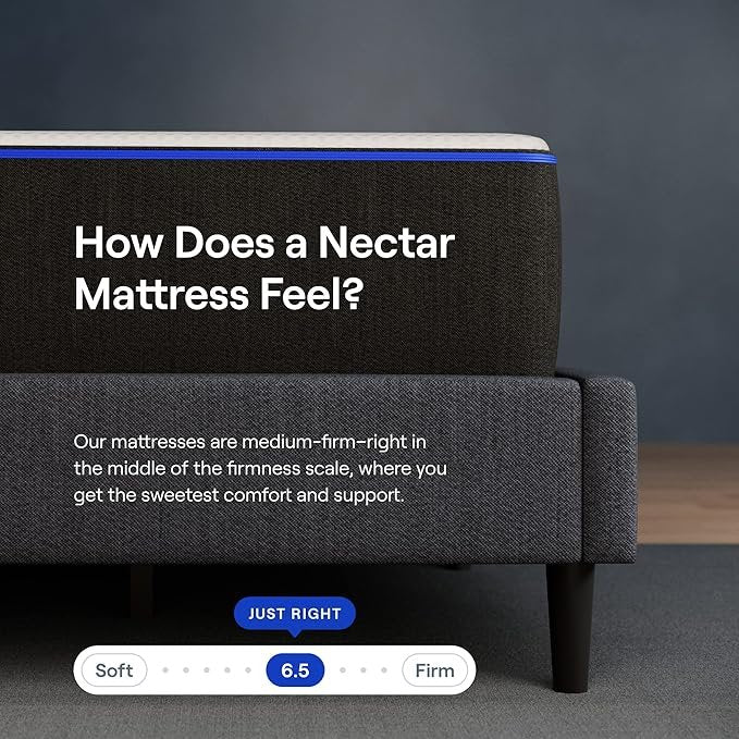 Nectar 12″ Medium Firm Memory Foam Mattress