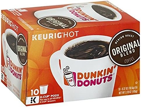 Dunkin’ Donuts Medium Roast K-Cup Coffee Pods, Original Blend, 72 ct
