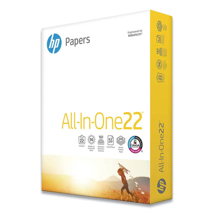 HP Printer Paper, All-In-One 22lb Copy Paper, 96 Bright, 8.5×11 – 1 Mega Ream 750 Sheets