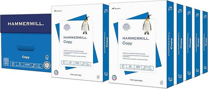 Hammermill Business Copy Paper, 20lb, 92 Bright, 8.5 x 11″, 8 Ream Case