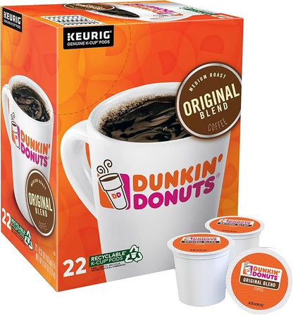 Dunkin’ Donuts Medium Roast K-Cup Coffee Pods, Original Blend, 72 ct