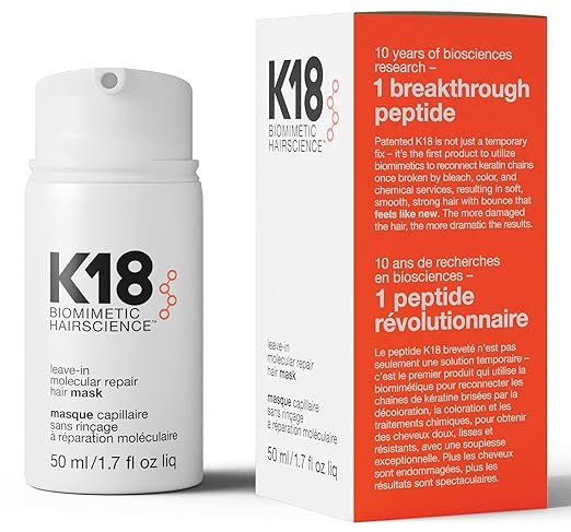 K18 Professional Molecular Repair Hair Mask, 5 oz.